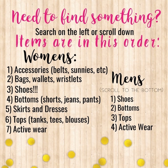 Welcome! Items are in this order! - Picture 1 of 1